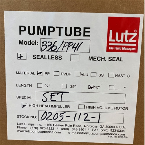 B36/MSL-PP 41 HC 39" Set - Ideal for 55 Gallon Drums