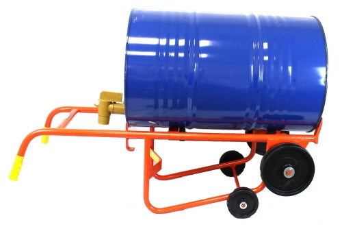 55 Gallon Metal Drum Cart - Wesco 30BTW
