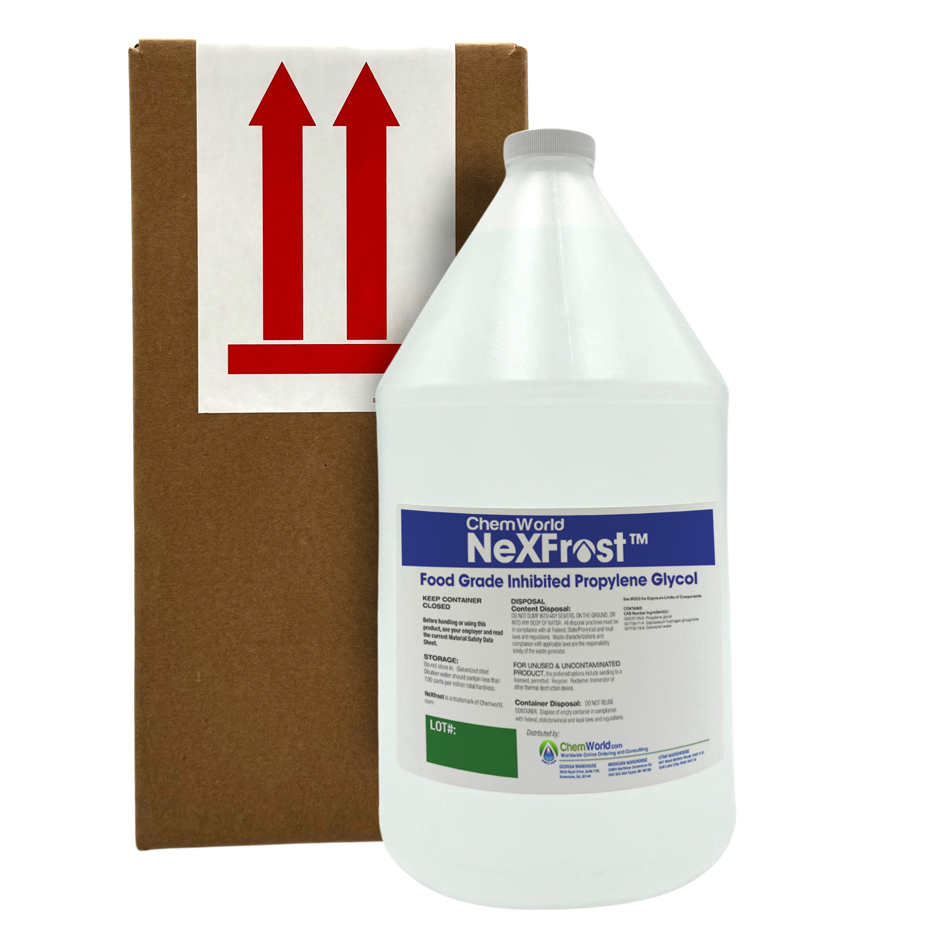 Chemworld NexFrost Propylene Glycol (96%) - 1 Gallon