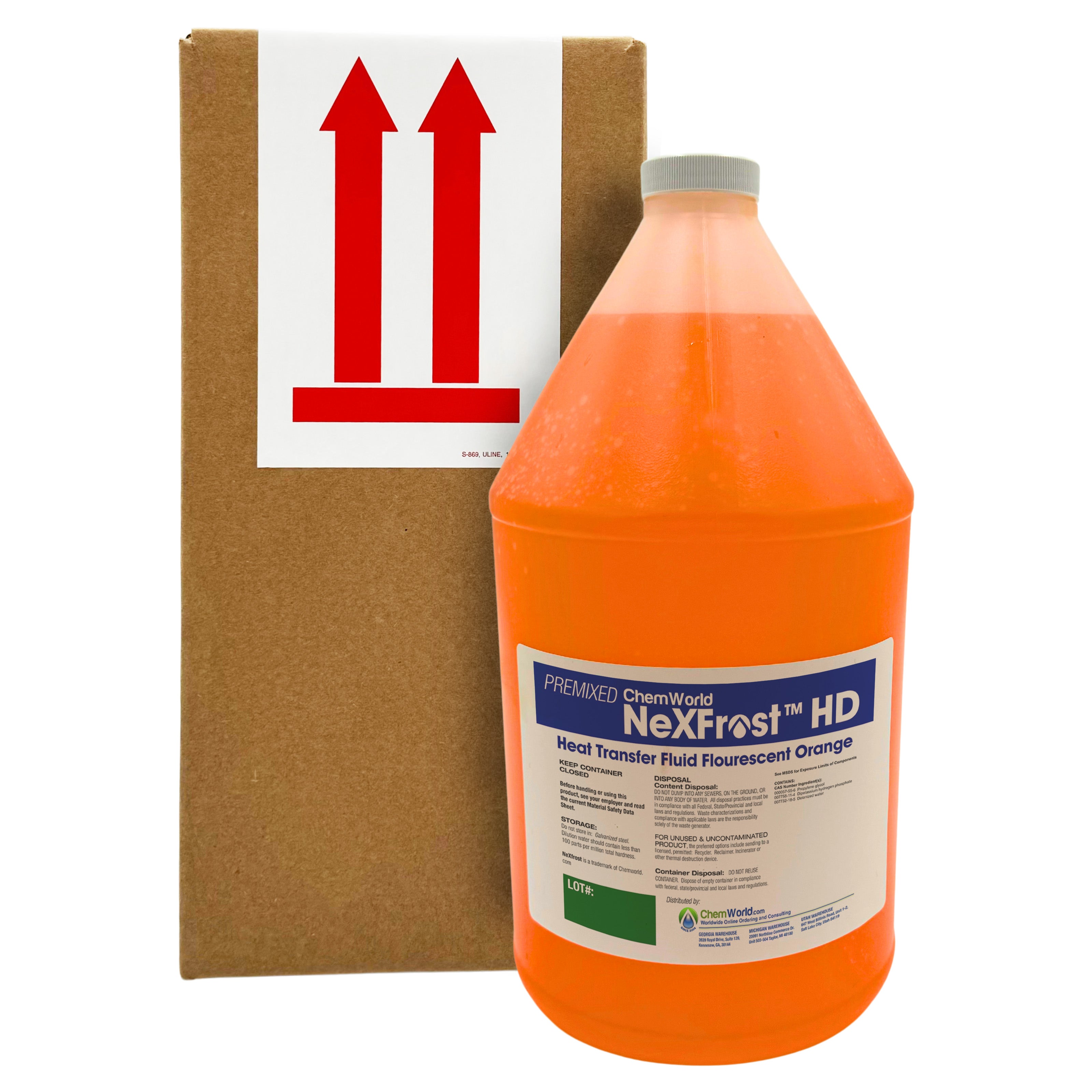 Premixed Chemworld NexFrost HD Glycol (20% - 60% Solution) - 1 Gallon