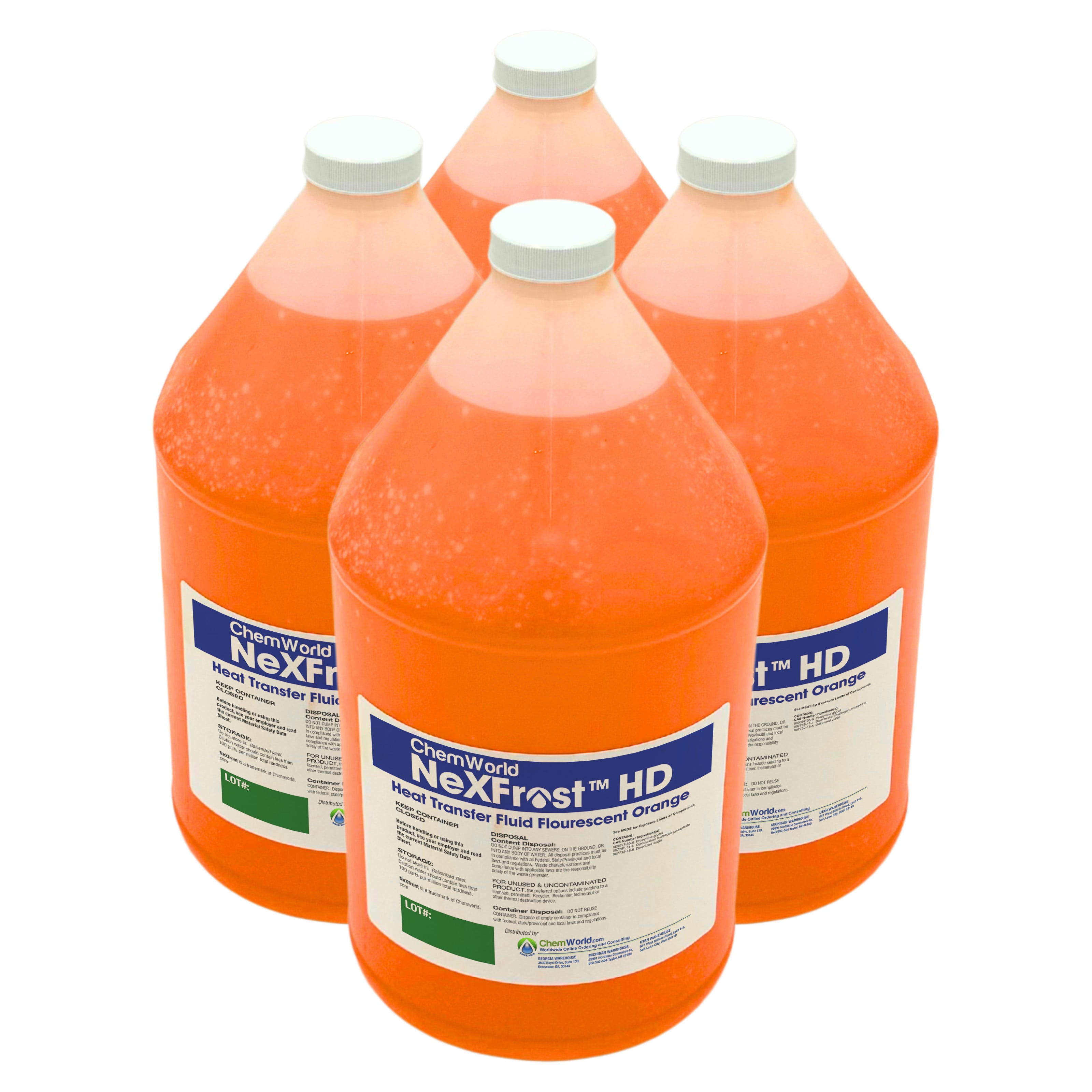 Chemworld NexFrost HD Propylene Glycol - 4x1 Gallons
