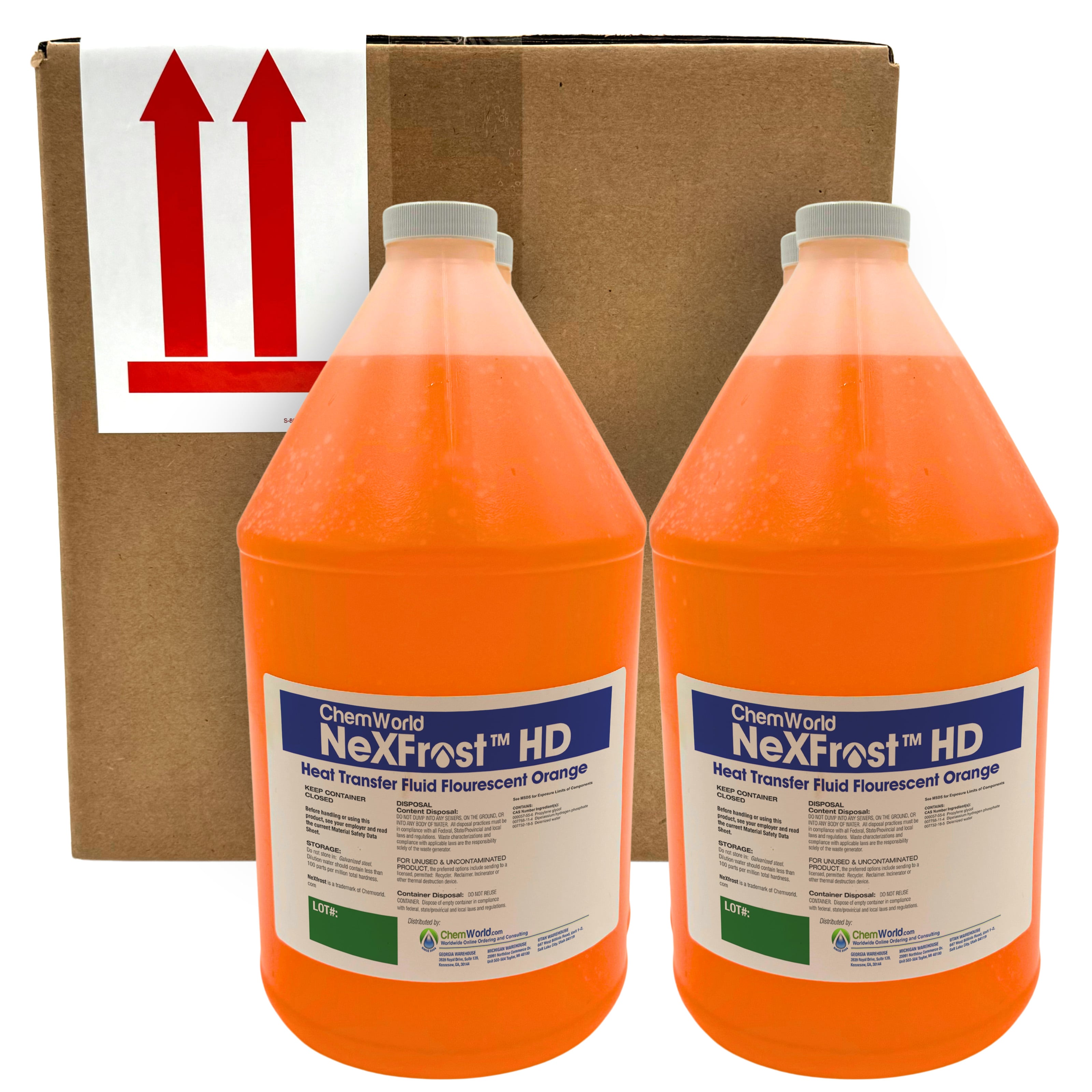 Chemworld NexFrost HD Propylene Glycol - 4x1 Gallons
