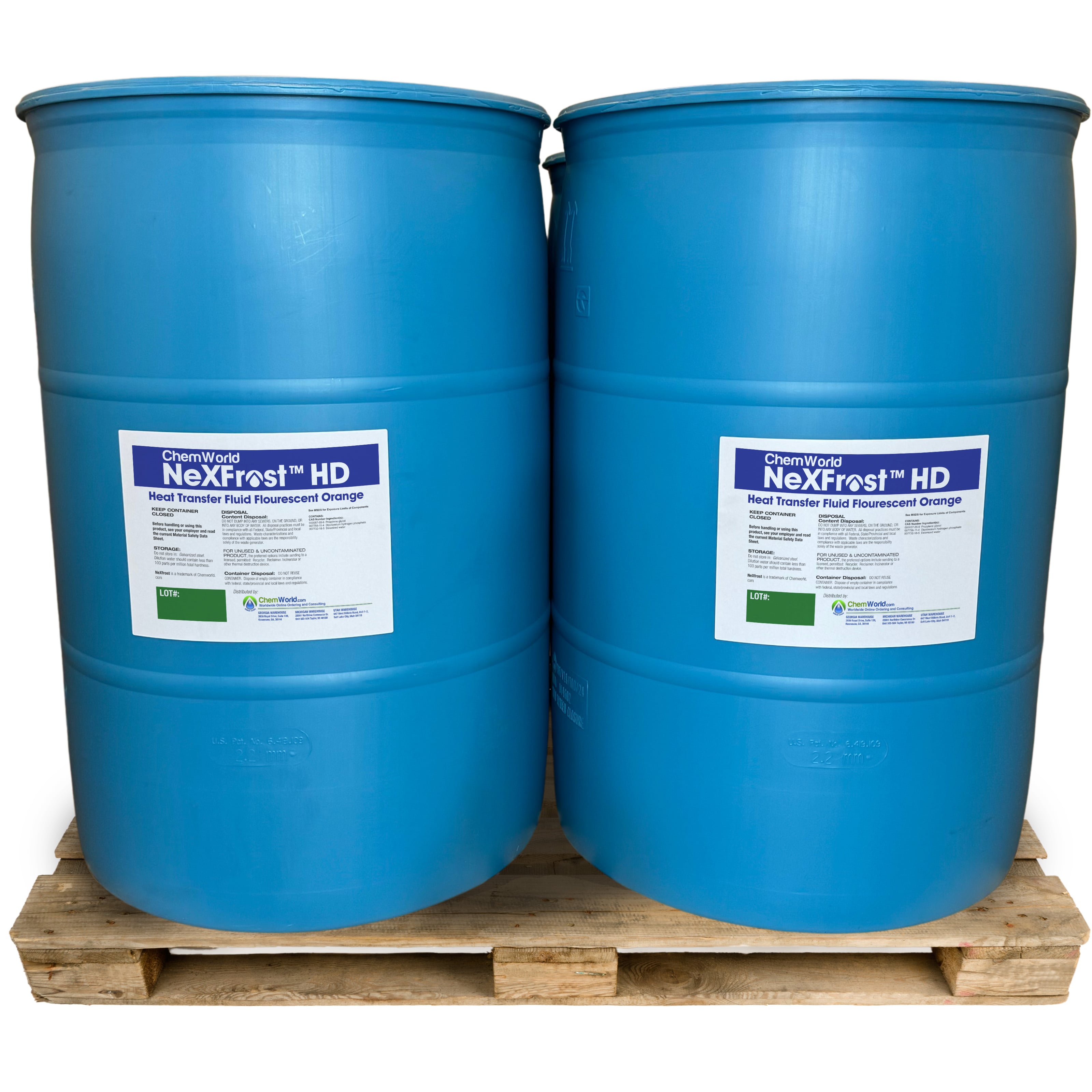 Chemworld NexFrost HD Glycol - 4x55 Gallon Drums