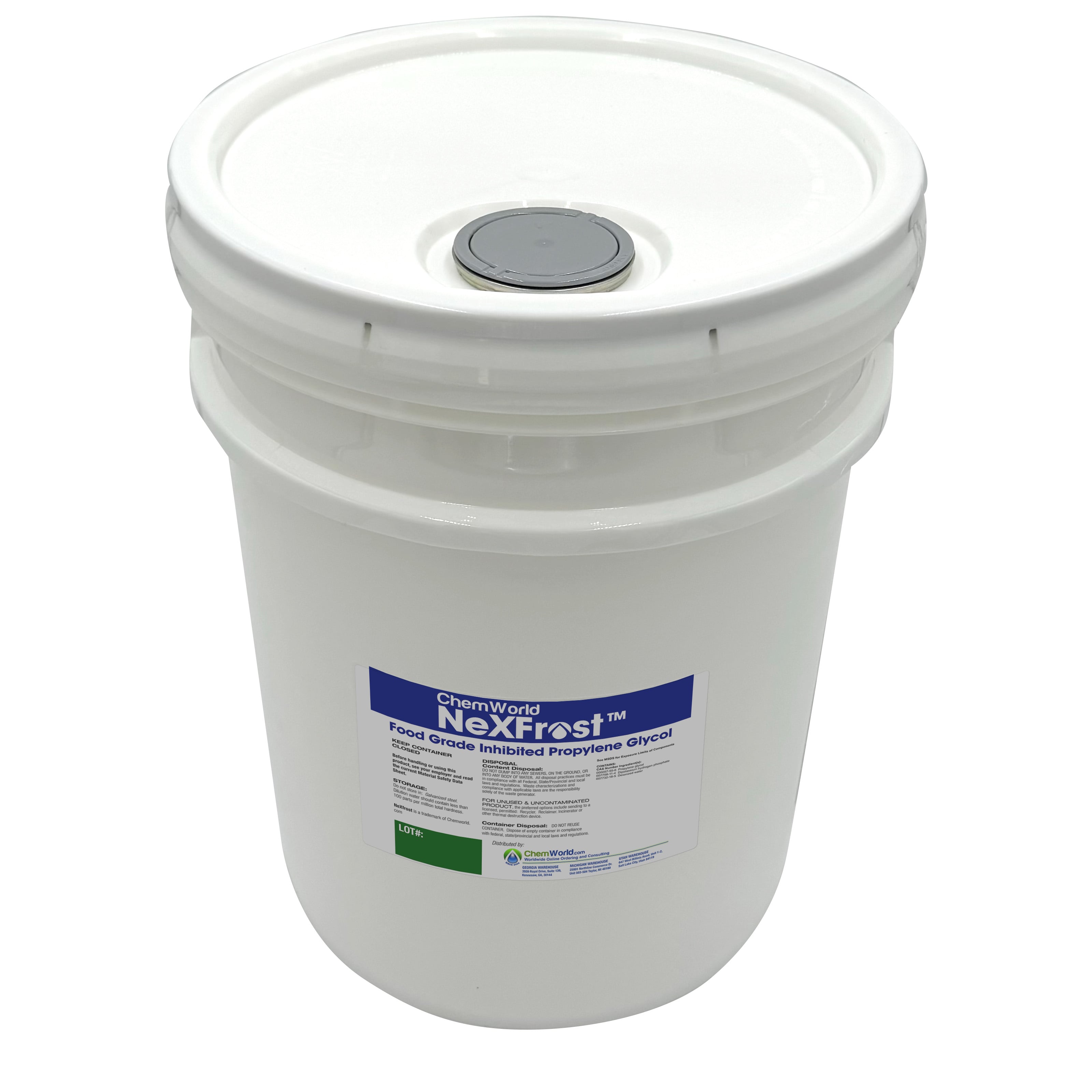 Chemworld NexFrost Propylene Glycol (96%) - 5 Gallons
