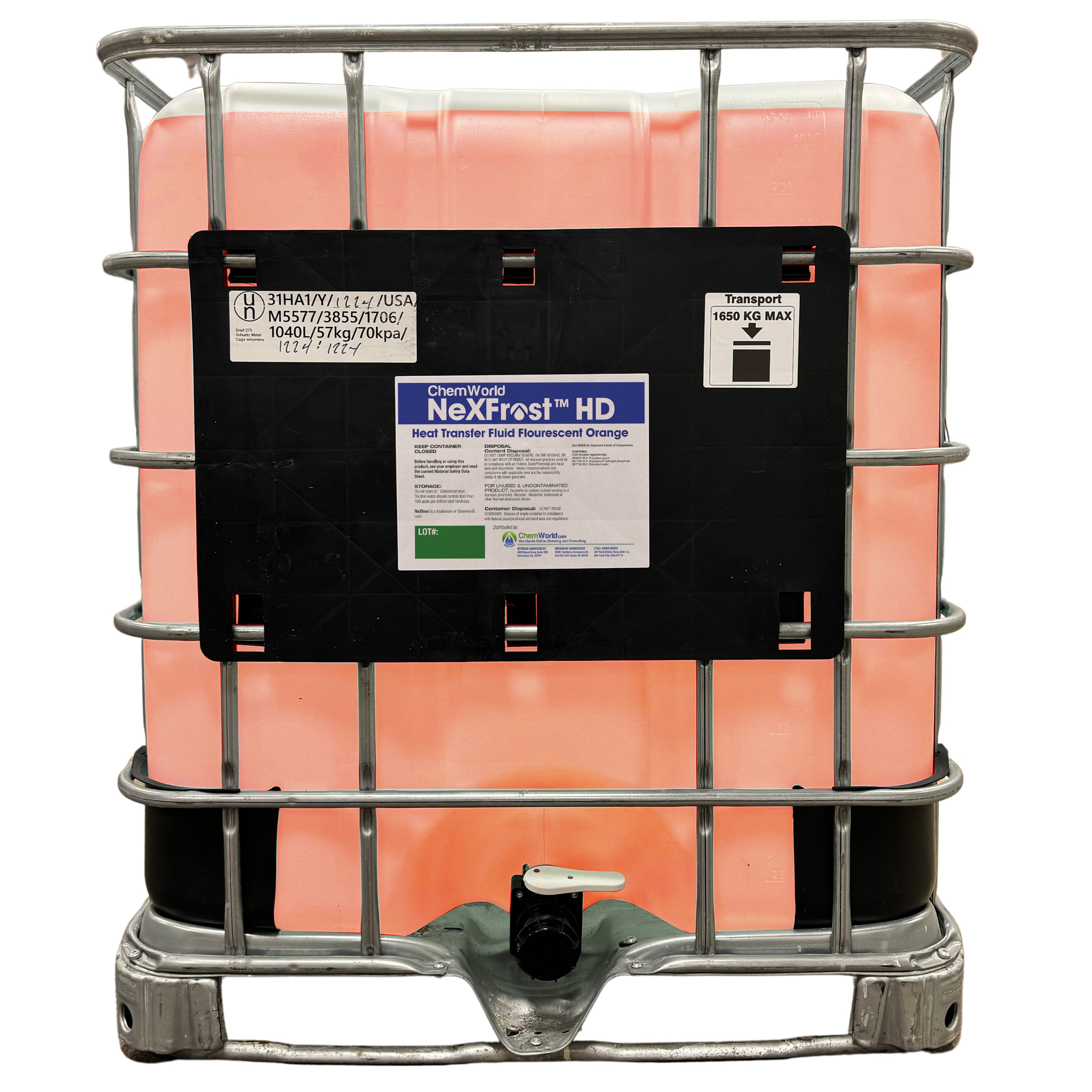 Chemworld NexFrost HD Propylene Glycol - 275 Gallon Tote