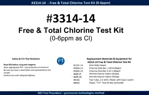 Bromine/Chlorine Test Kit