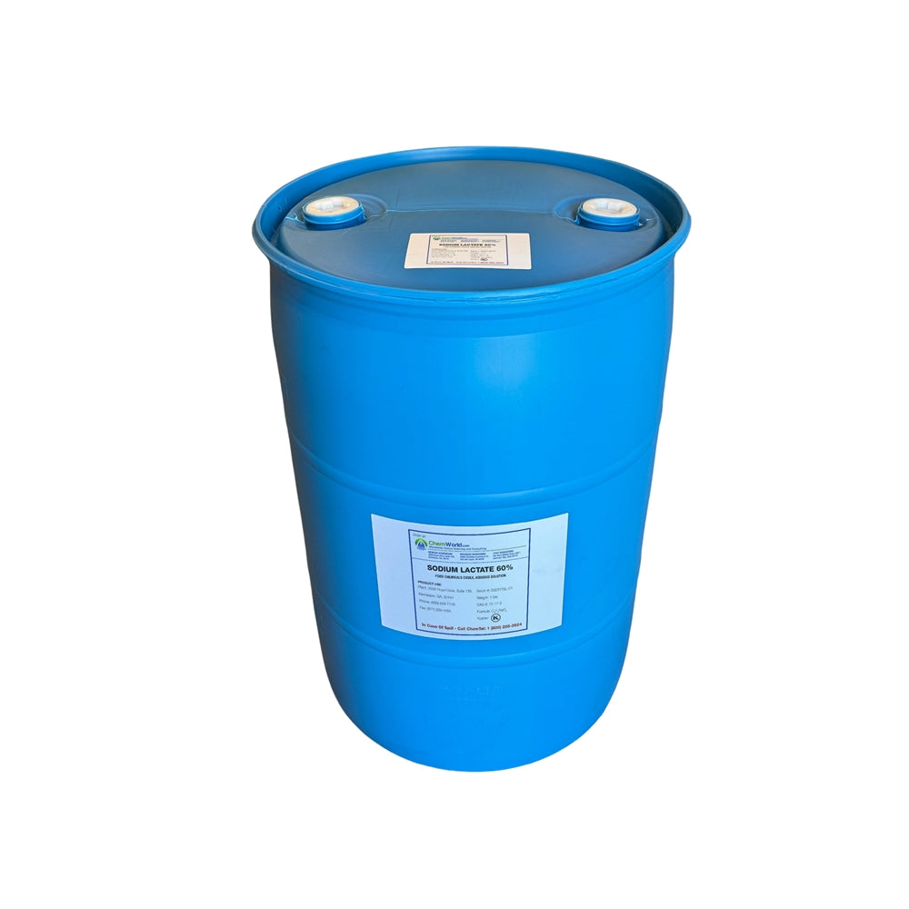 60% Sodium Lactate - Approved for Food use - 55 Gallons