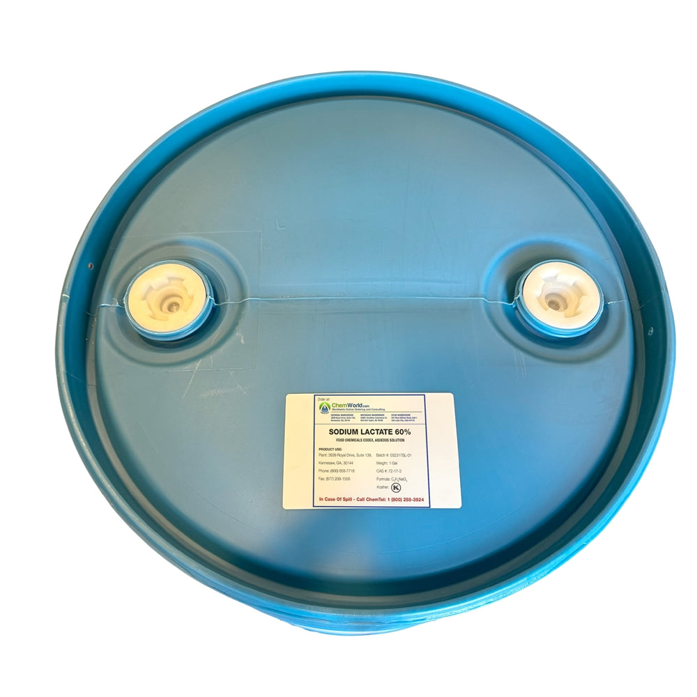 60% Sodium Lactate - Approved for Food use - 55 Gallons