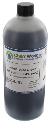Bromocresol Green Indicator Solution - 1 Liter