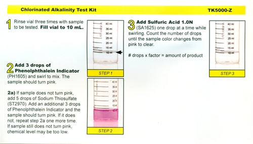 Chlorinated Alkaline Test Kit