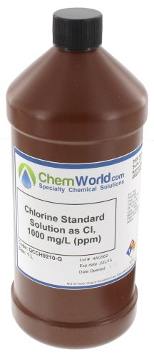 Chlorine Standard Solution - 1 Liter
