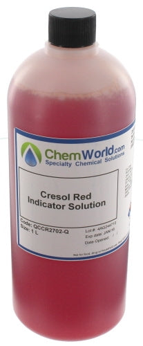 0.02% Cresol Red - 1 Liter