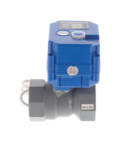 1/2" to 1" CPVC Motorized Ball Valve - Power On/Open