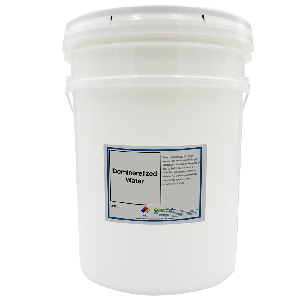 Demineralized Water - 5 and/or 55 Gallons