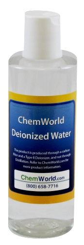 DeIonized Water (Type II) - 4 oz