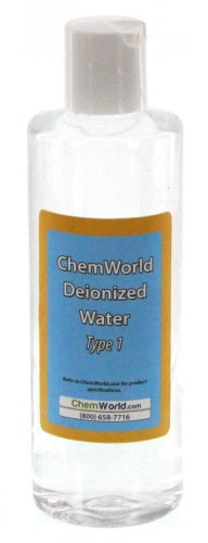 Type I Deionized Water - 8 oz