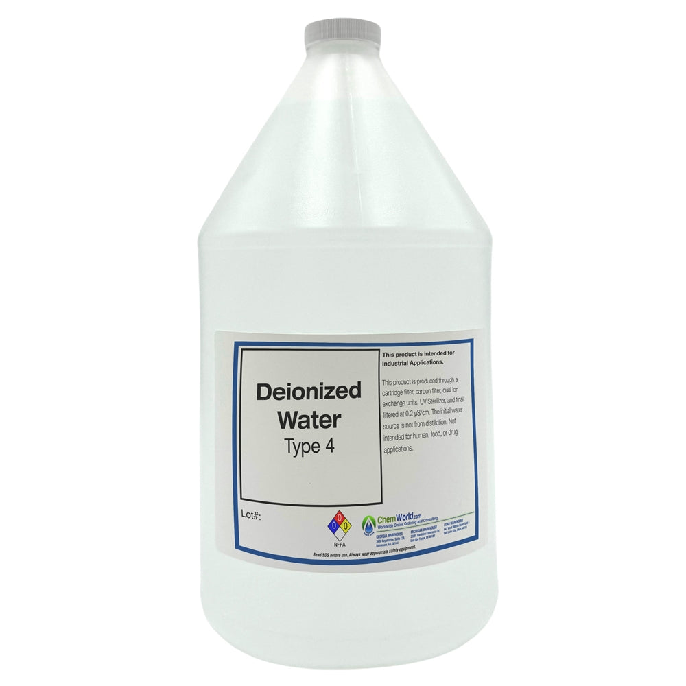 DeIonized Water Type IV - 1 Gallon