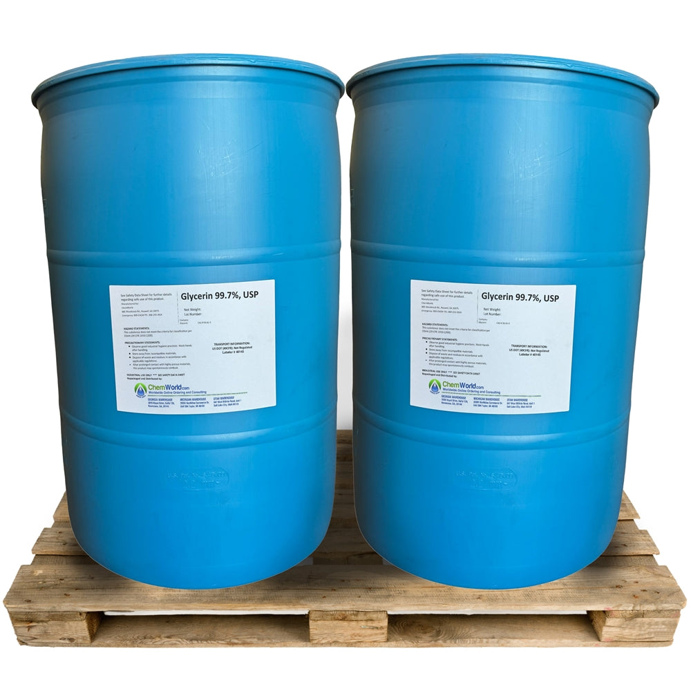 Glycerin USP (Made in the USA) - 2X55 Gallons