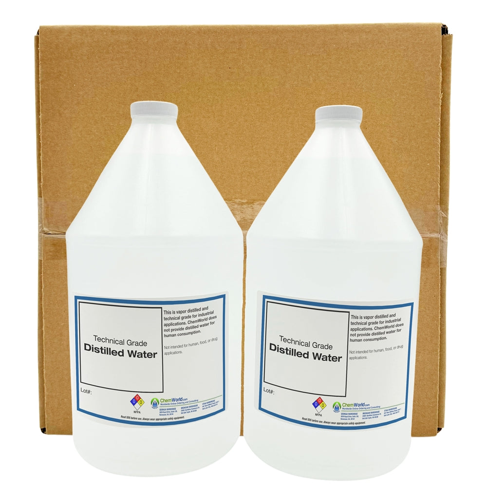 Distilled Water (Technical Grade) - 2x1 Gallons
