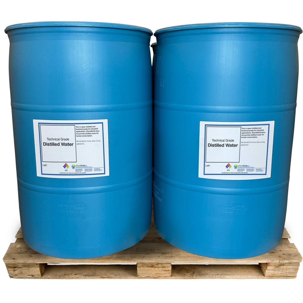 Distilled Water (Technical Grade) - 4 x 55 Gallons
