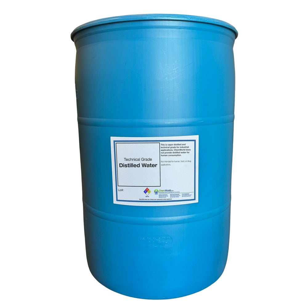 Distilled Water (Technical Grade) - 55 Gallons