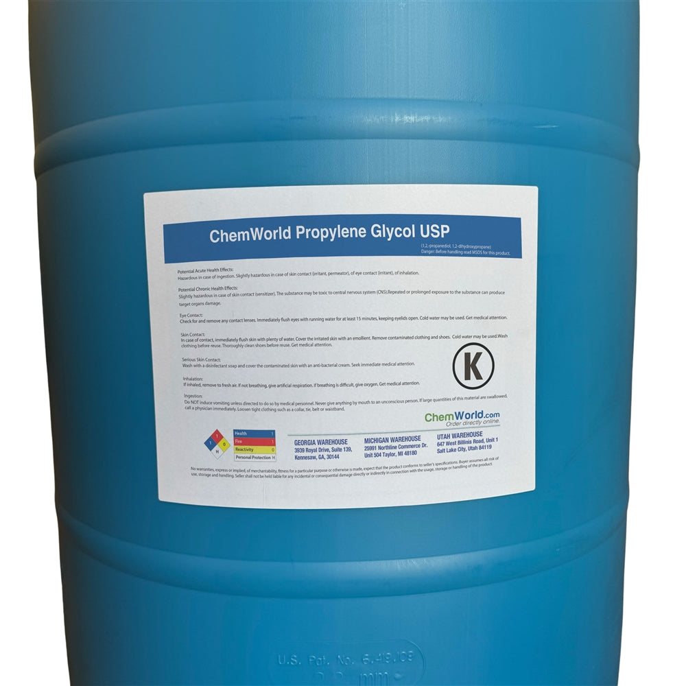 Propylene Glycol USP 99.9% - 55 Gallons