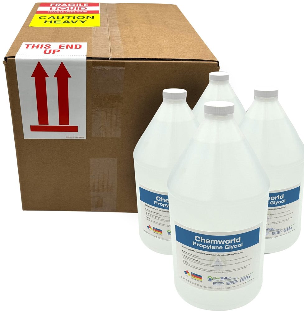 Propylene Glycol (99.9%) - 4x1 Gallons