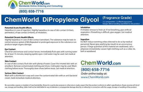 DiPropylene Glycol (Fragrance Grade) - 5 Gallons