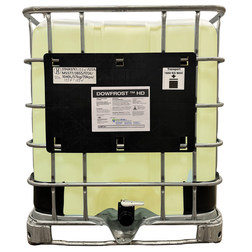 Dowfrost HD Propylene Glycol (94%) - 275 Gallon Tote
