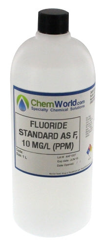 Fluoride Standard as F, 10 mg/L - 1 Liter