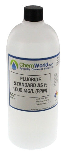 Fluoride Standard as F, 1000 mg/L (ppm) - 1 Liter
