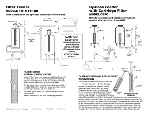 Neptune FTF Filter Feeders - 6 Models