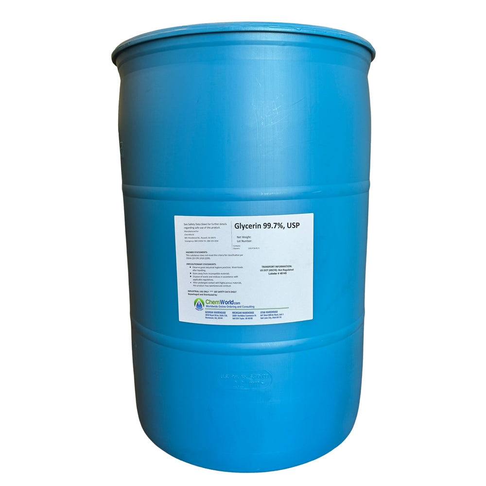 Glycerin USP (Made in the USA) - 55 Gallons
