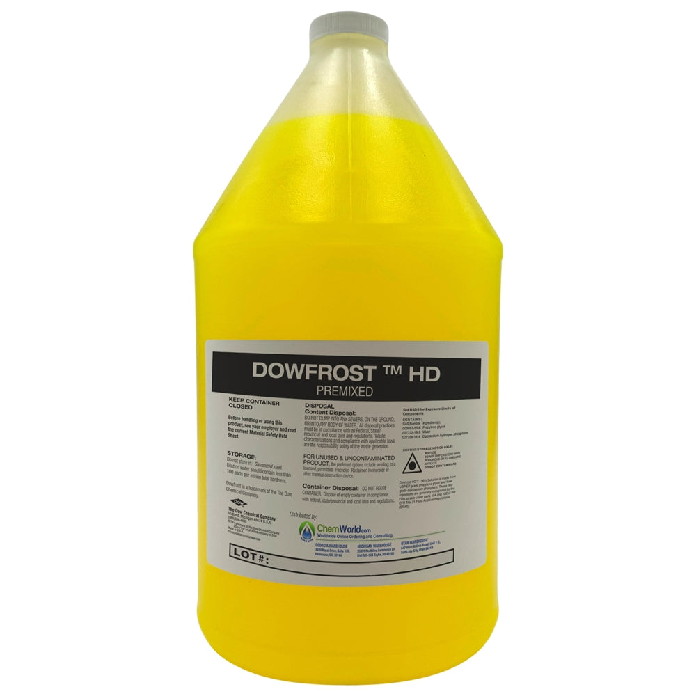 Dowfrost HD Glycol Premixed (25% - 50% Solution) - 1 Gallon