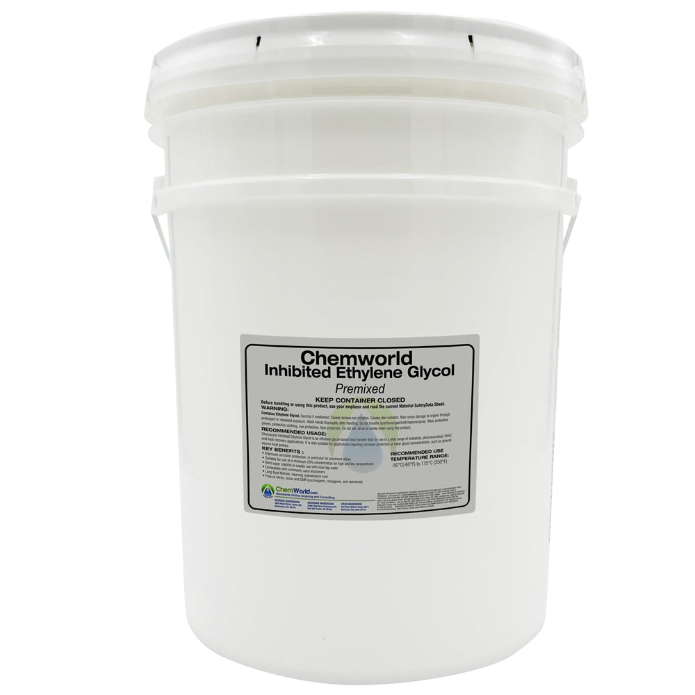 Inhibited Ethylene Glycol (Premixed 20 to 50%) - 5 Gallons