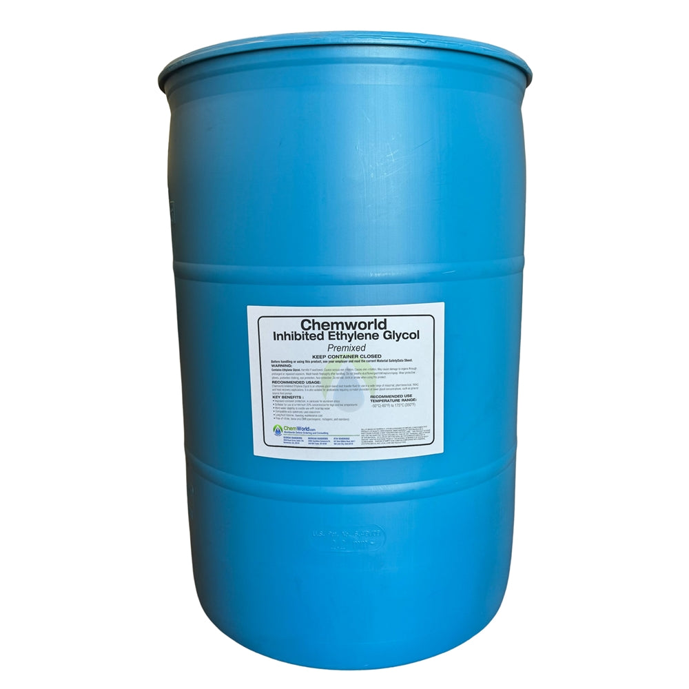 Inhibited Ethylene Glycol (Premixed 20 to 50%) - 55 Gallons