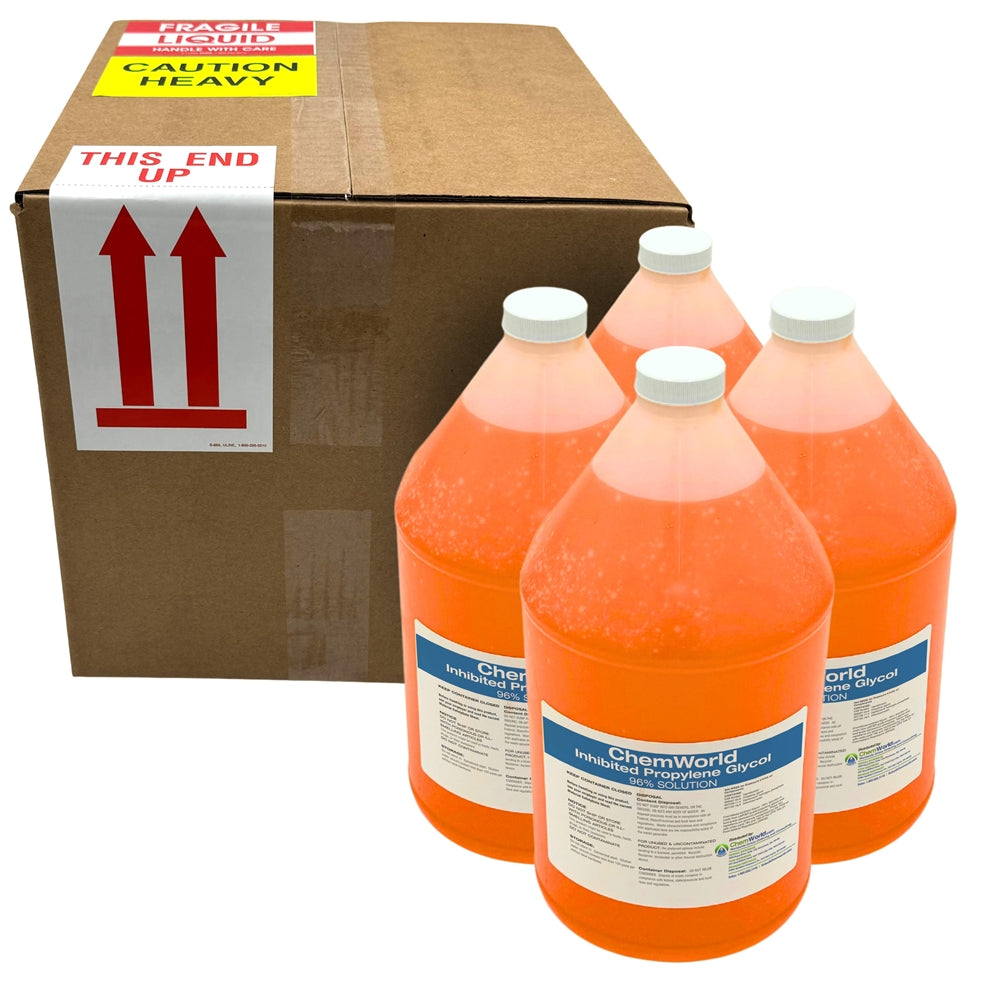 Inhibited Propylene Glycol (95%) - 4x1 Gallons