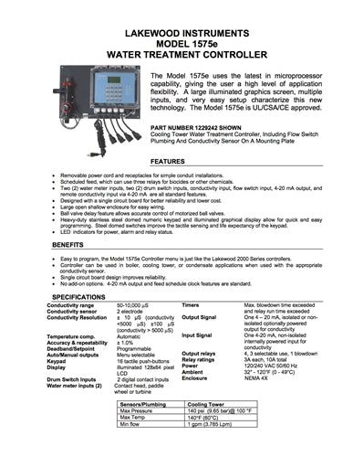 LakeWood Instruments Model 1575e Controller