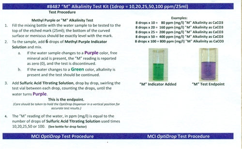 "M" Alkalinity Test Kits