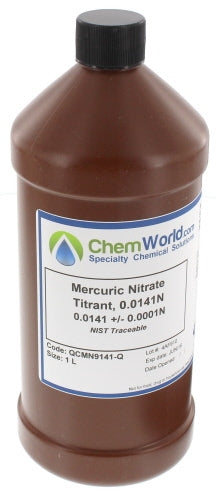 Mercuric Nitrate Titrant 0.0141N - 1 Liter