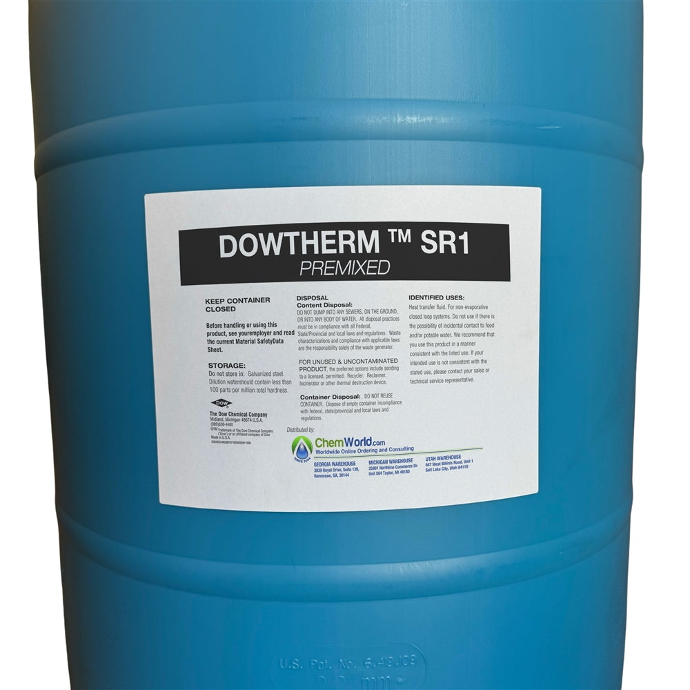 DowTherm SR1 Premixed (20% to 50%) - 55 Gallons
