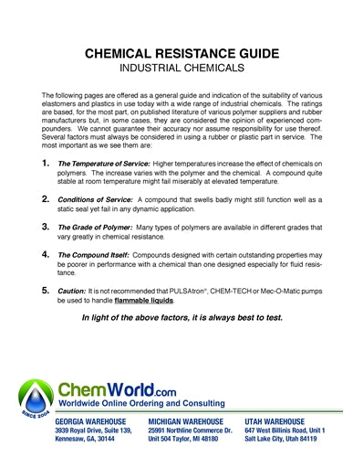 Chemical Resistance Guide