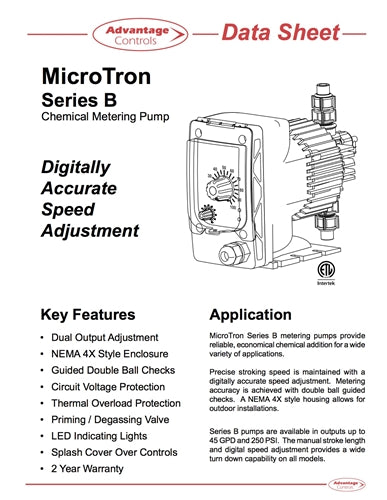 MicoTron Series B Data Sheet