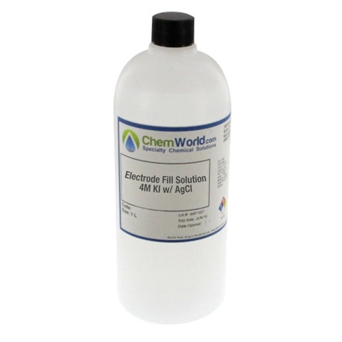 Electrode Fill Solution 4M KCl w/ AgCl - 500 mL