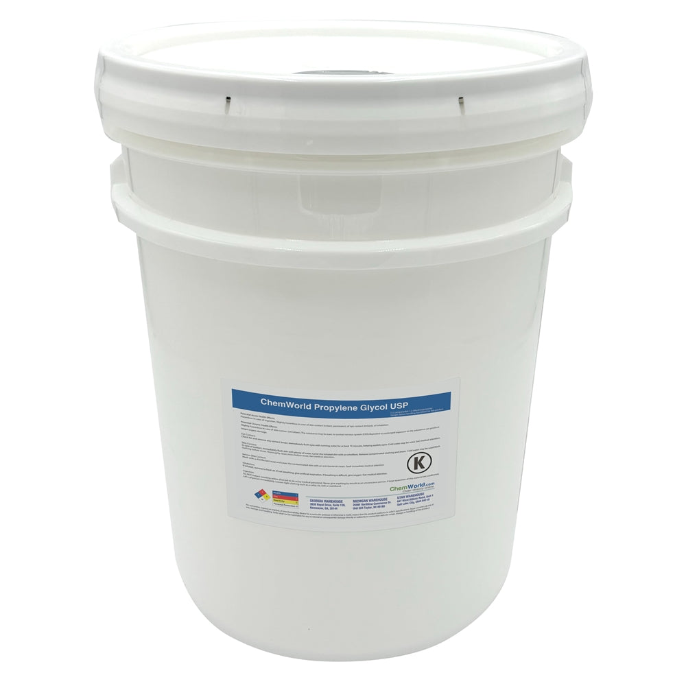 Propylene Glycol USP 99.9% Kosher - 4.6 Gallons (40 lbs)