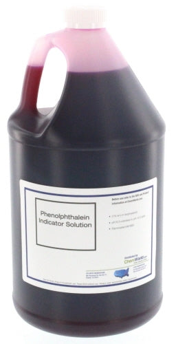 Phenolphthalein Indicator Solution - 1 Quart to 1 Gallon