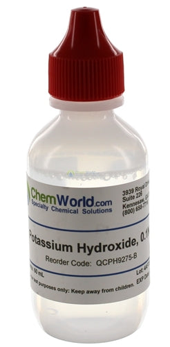 Potassium Hydroxide 0.1N, 60 mL