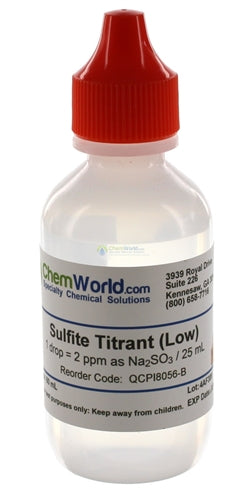 Sulfite Titrant Low, 60 mL