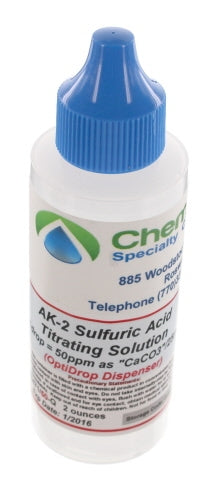 Sulfuric Acid Titrating Solution - 2 oz