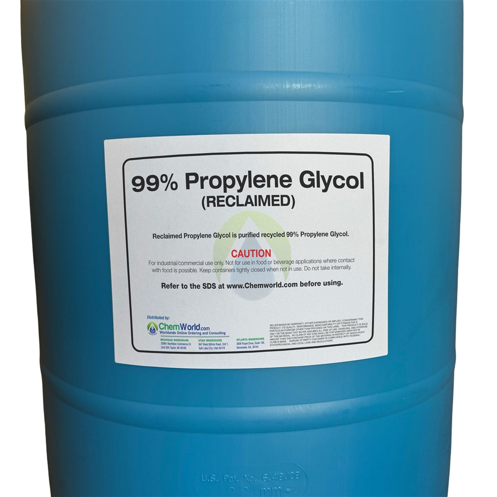 Propylene Glycol 99.9% (Reclaimed) - 55 Gallons